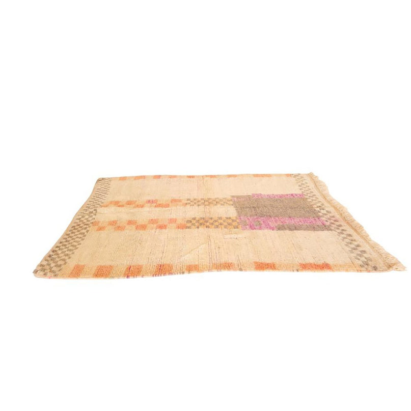 Zuiver wollen Marokkaans Berber-tapijt 147 x 223 cm