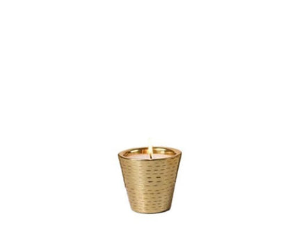 Little Model Gilded Hammered Candle