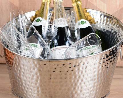 Gehamerd champagne -emmer 25x40x40cm