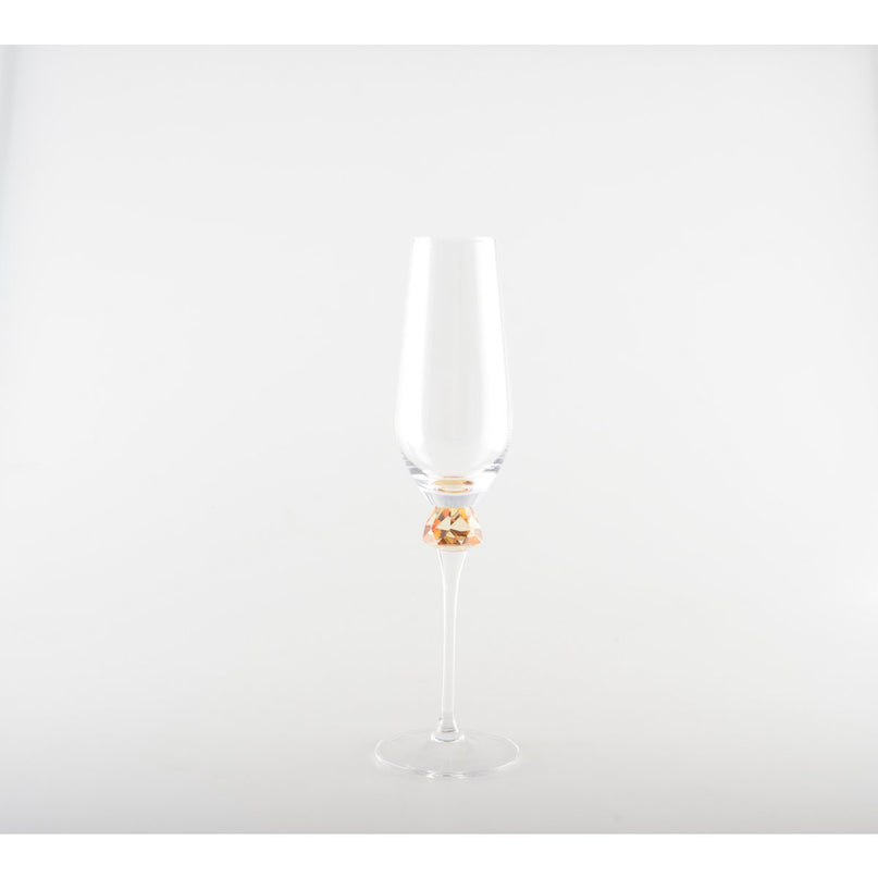 Flutes met 4 -gekleurde diamantvoet - veel van 4