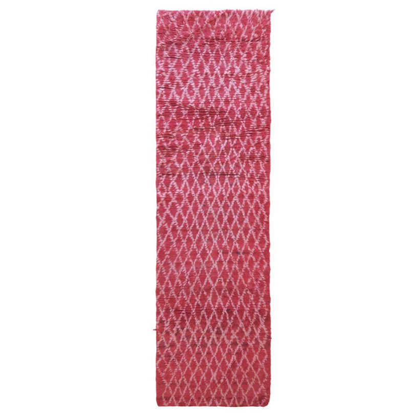 Zuiver wollen Marokkaans Berber halkleed 82 x 287 cm