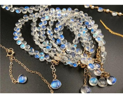 Sri Lanka Moonstone Waterdop kralen Bracelet