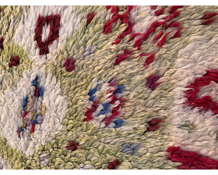 Kleurrijk wollen Berberkleed 109 x 147 cm
