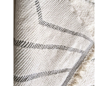 Berber vloerkleed Beni Ouarain zuivere wol 155 x 260 cm
