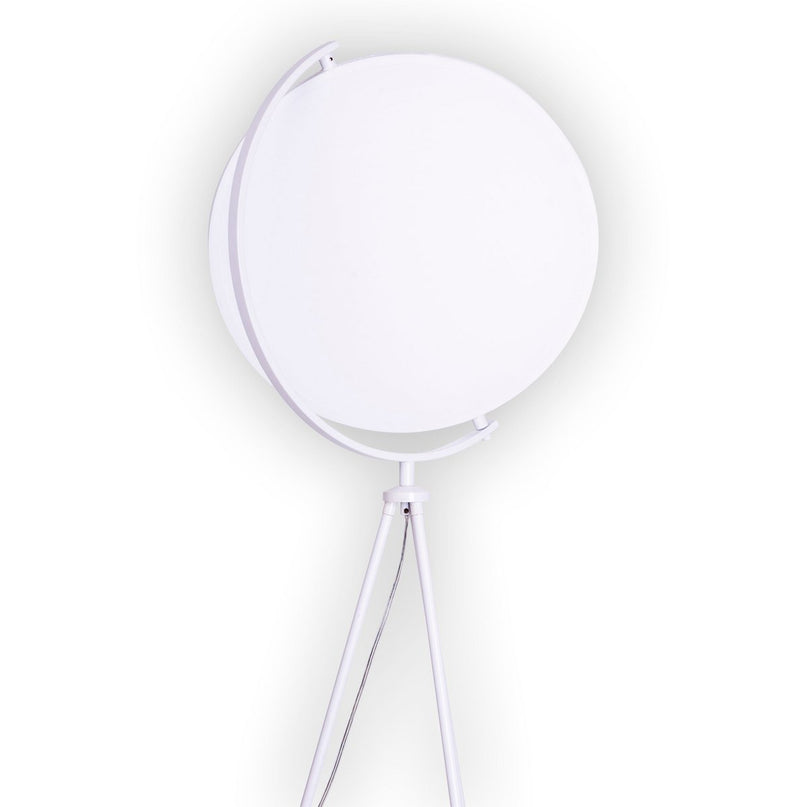 Textiel vloerlamp "Munega" h: 156cm