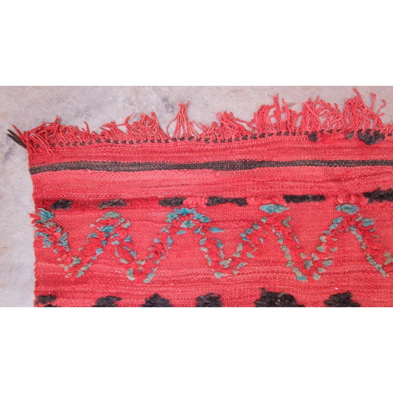 Zuiver wollen Marokkaans Kelim Berber tapijt 177 x 232 cm