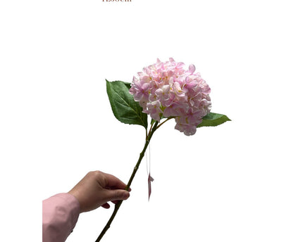 Artificial flowers Hydrangea Macrophylla Light Pink | Zijden kunstbloem | Lengte 50 1pcs