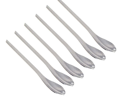 Zilver gehamerd lepels - set van 6