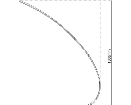 LED vloerlamp "Loop Line"