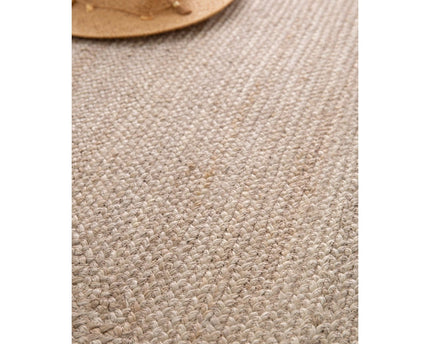 Handgemaakte designermat in Indira Jute