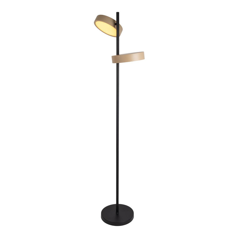 LED -vloerlamp "Tessa" amandel