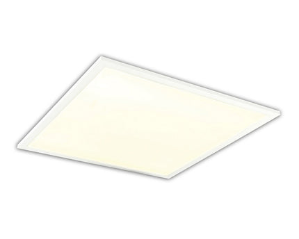 LED -insertpaneel "thore" 62x62x1cm, plafondlamp gemaakt van metaal en plastic in wit, met vaste LED's