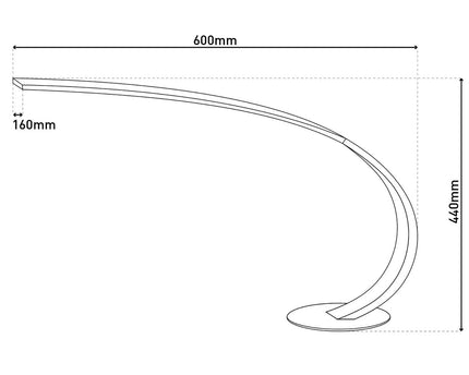 LED tafellamp "Loop Line"