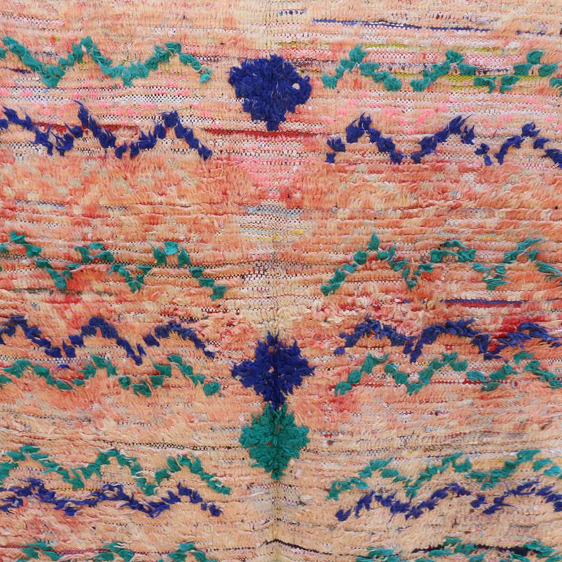 Zuiver wollen Marokkaans Berber-tapijt 115 x 239 cm
