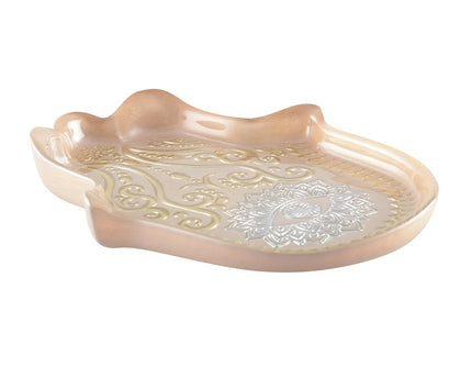 Fatma beige cup 21x17x3cm