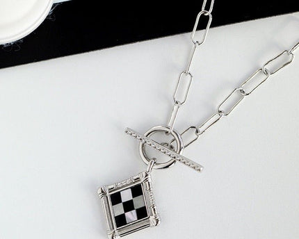 Moderne galerij - Vintage stijl geruite ketting