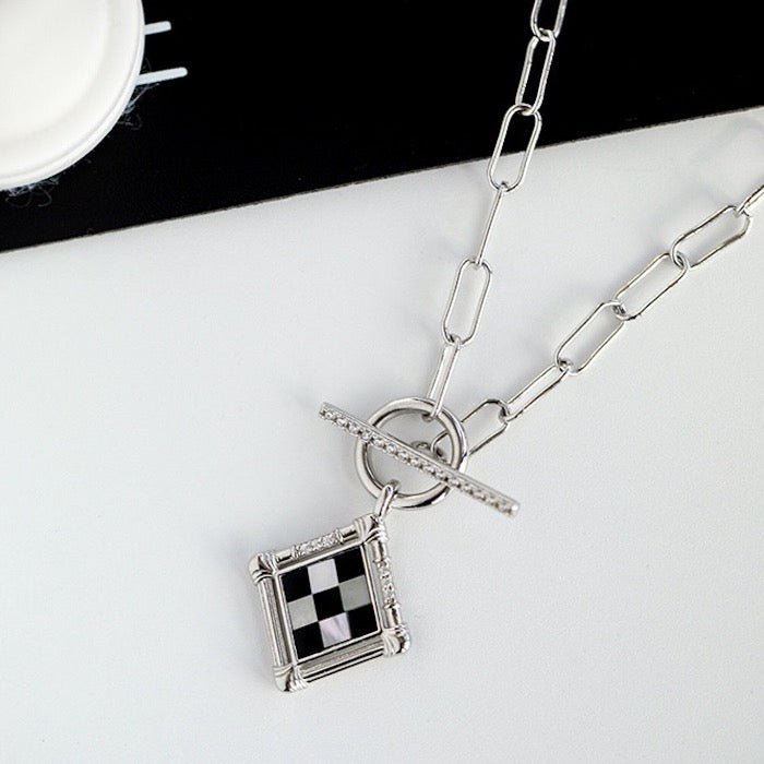 Moderne galerij - Vintage stijl geruite ketting