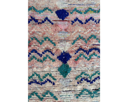 Zuiver wollen Marokkaans Berber-tapijt 115 x 239 cm