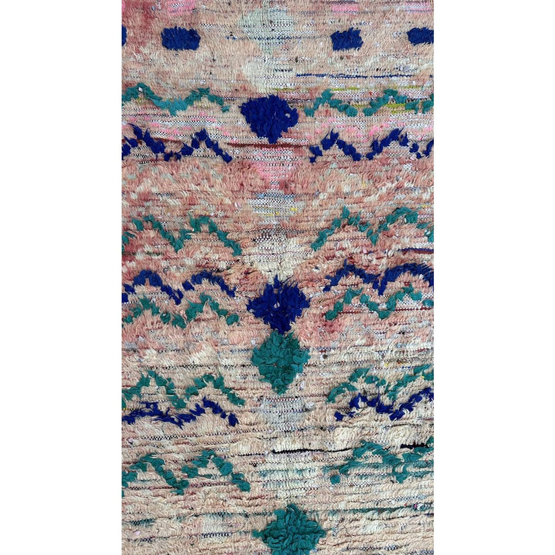 Zuiver wollen Marokkaans Berber-tapijt 115 x 239 cm