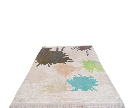 Zuiver wollen Marokkaans Berber-tapijt 196 x 262 cm