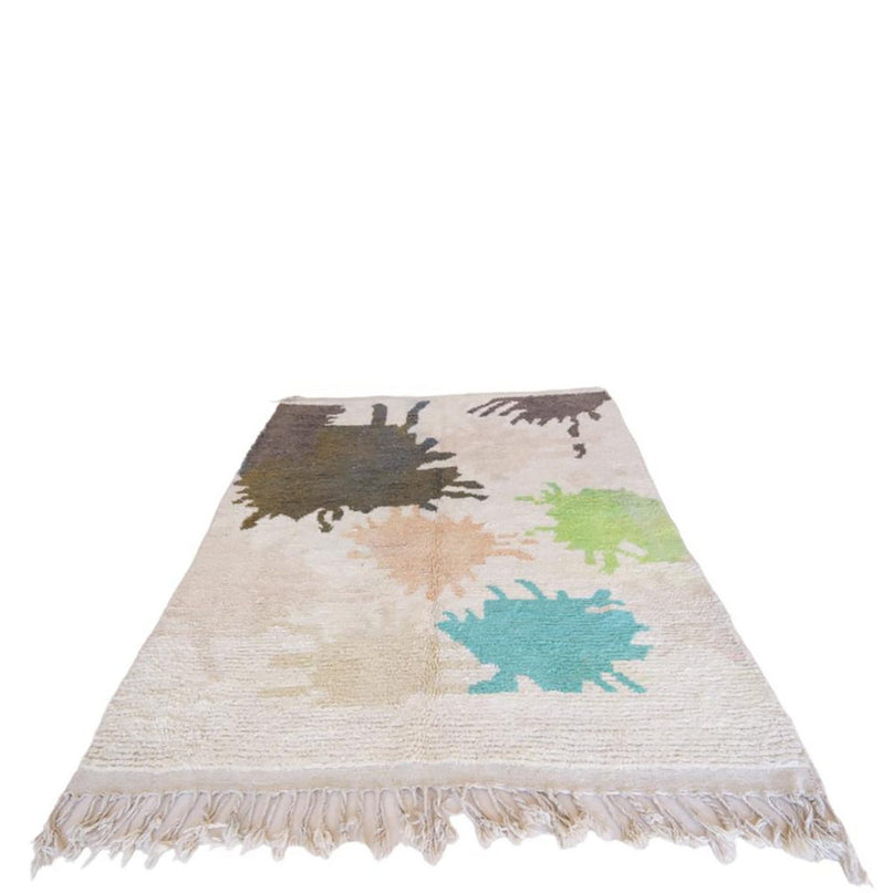 Zuiver wollen Marokkaans Berber-tapijt 196 x 262 cm