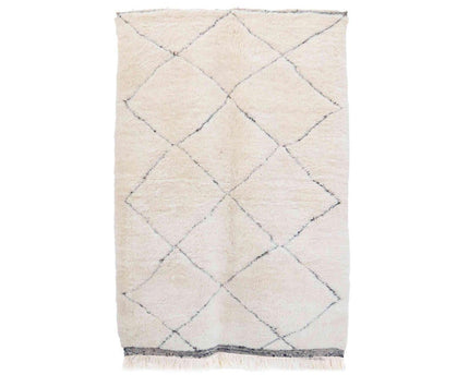 Zuiver wollen Marokkaans Berber-tapijt 161 x 242 cm