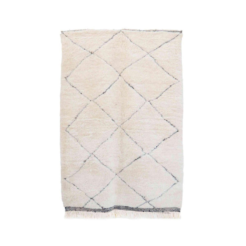 Zuiver wollen Marokkaans Berber-tapijt 161 x 242 cm