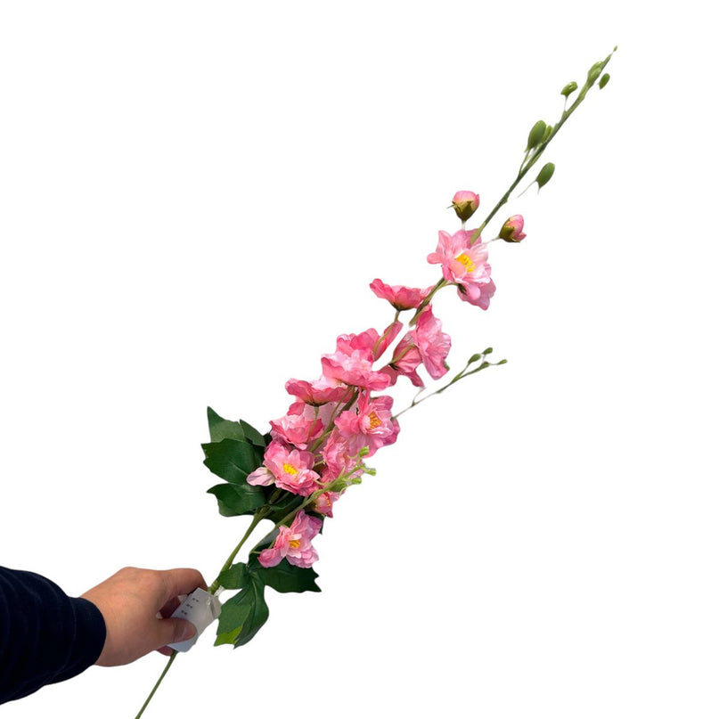 Grote 3-takkige delphinium | Zijden kunstbloem | Lengte 70cm  1pcs