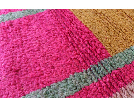 Zuiver wollen Marokkaans Berber halkleed 71 x 351 cm