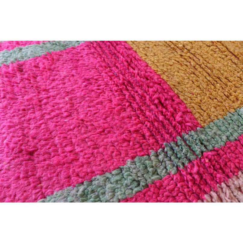 Zuiver wollen Marokkaans Berber halkleed 71 x 351 cm