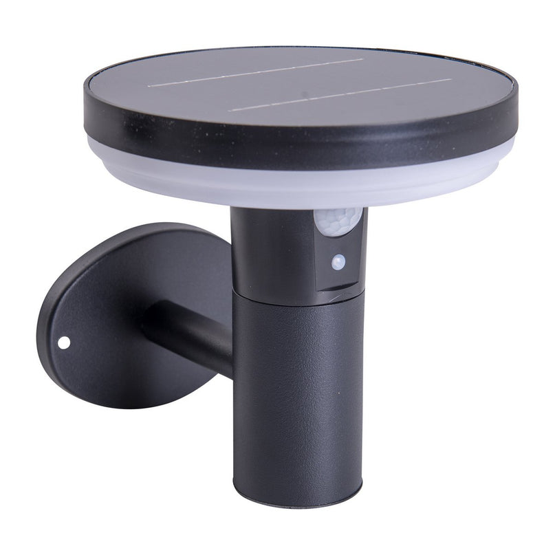 LED buitenwandlamp op zonne-energie "paddestoel"