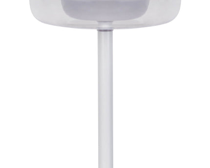 Noteloze tabletlicht "PASI" voor buiten en binnen, gemaakt van metaal en plastic in wit, dimbaar, met aanraking en geheugenfunctie, ca. 26 cm hoog