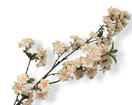 Japanese cherry blossom  champagne-03 | Zijden kunstbloem | Lengte  105cm   1pcs