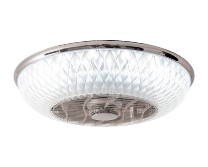 LED -plafondlicht "Viento" met ventilator, gemaakt van metaal en plastic, met geïntegreerde LED's, verlichting voor woonkamers of kantoor