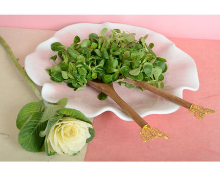 Roze presentatieplaat in melamine 40x40x5cm
