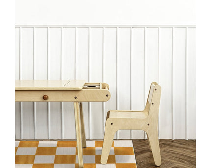Bicolor buitenkant binnen tapijt met kleine tegels gesneden effect