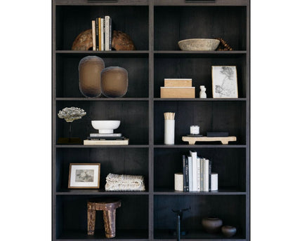 Coral collectie met metalen standaard ( champagnekleur)