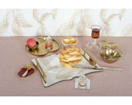 Apple Cup met kleine gouden lepel