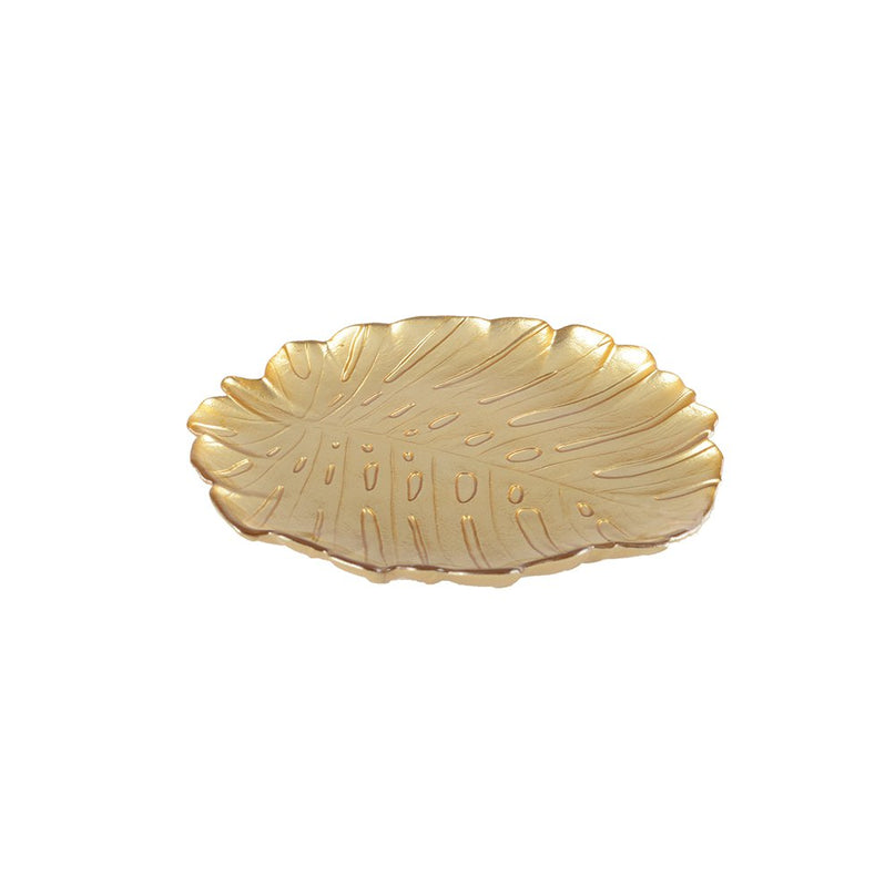 Golden Leaf Glass Cup Small Model 19x21x2cm