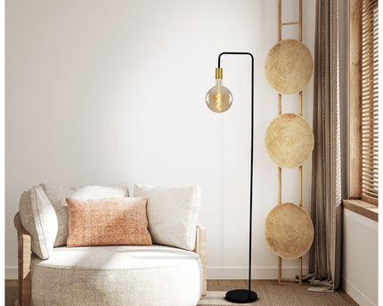 LED -lamp "Dilly Max", 5 watt, gloeilamp gemaakt van metaal en glas, warm wit, E27 Socket LED, decoratieve LED -lamp ca.