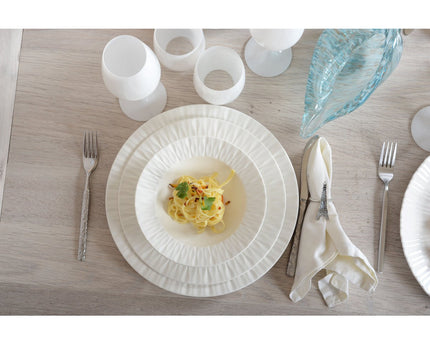 Witte holle plaat Lilia 20.3x20.3x4.3cm