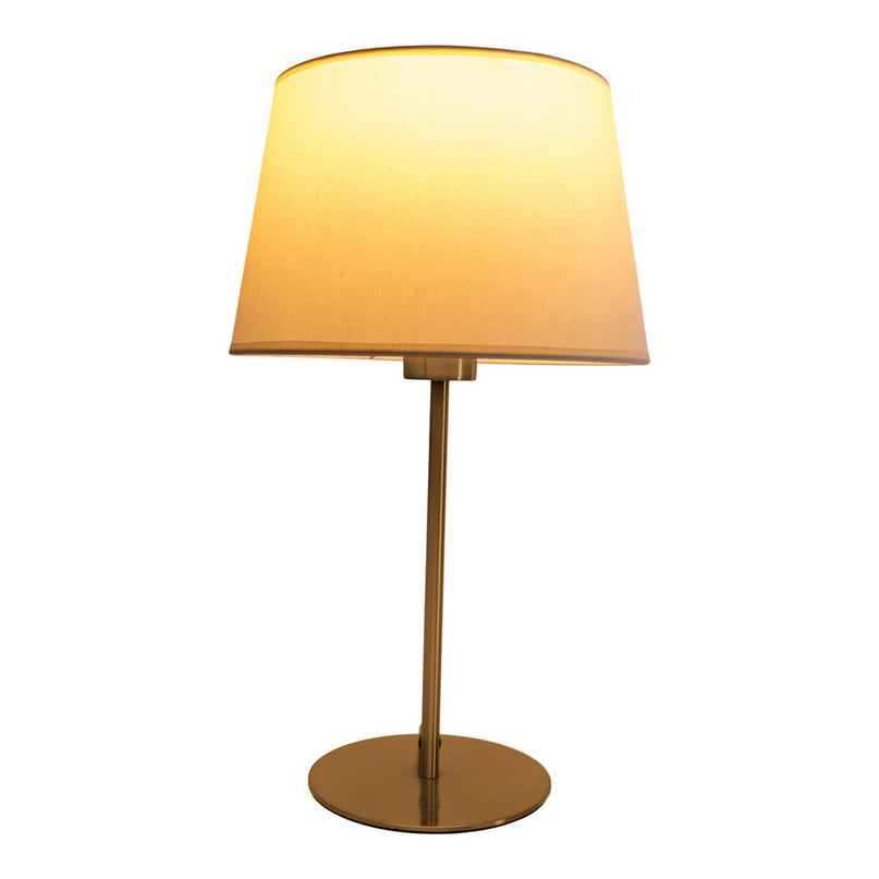 Tafellamp "Bologna" H: 45 cm beige/messing