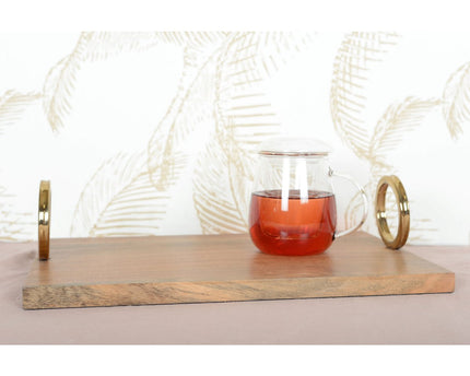 Glazen infusiemok met glazen filter 550 ml