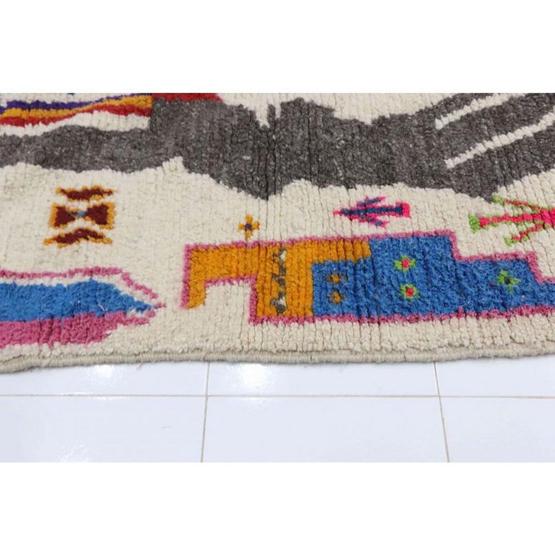 Handgemaakt eigentijds Berber-tapijt 140 x 240 cm