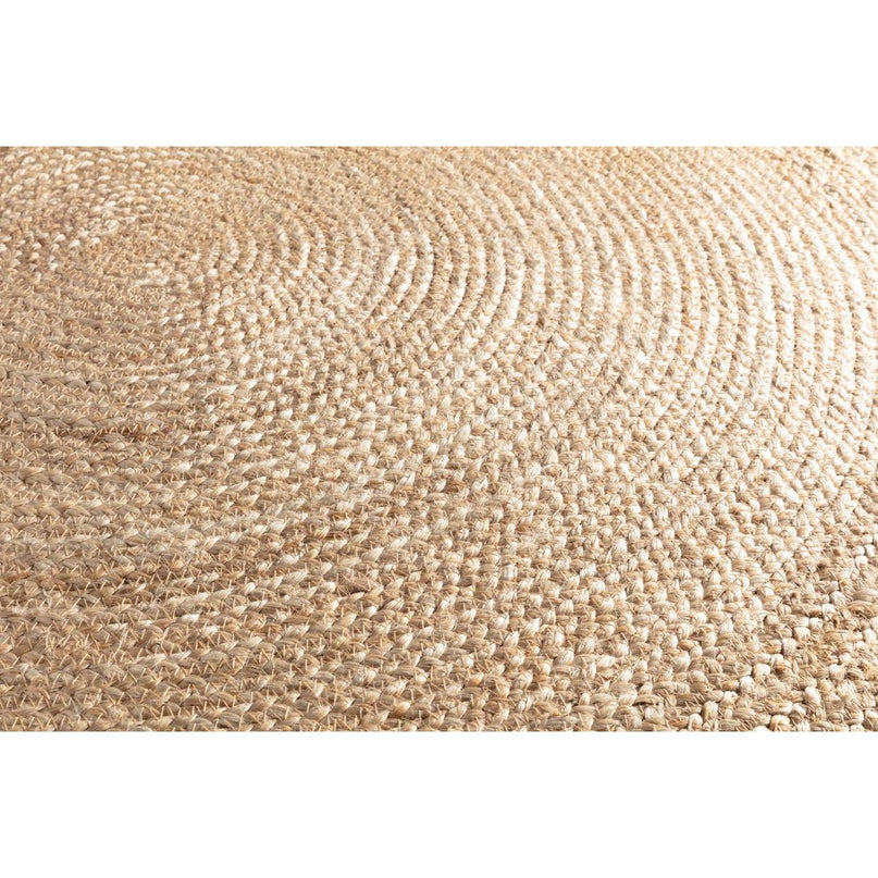 Rond vloerkleed NATURA van naturel jute