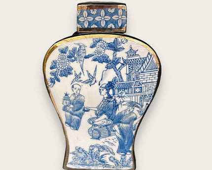 Nieuwe Chinese stijl, oosterse Parijse Delfts blauwe porselein vazen/hoge stijl