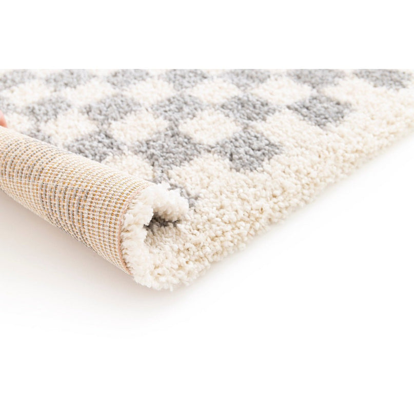 Tapis à poil haut doux en comfortabele CHECKERS
