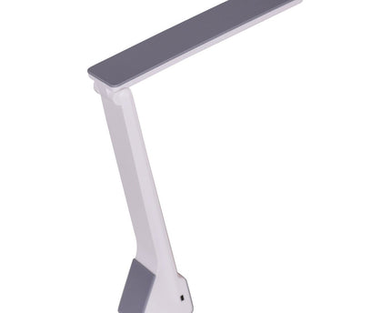 LED Draadloos tafellicht "ULF" grijs, gemaakt van metaal en plastic in grijs en wit, met stevig ingebouwde LED's, 26 cm hoog, lichte kleur verstelbaar in 3 stappen