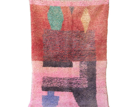 Zuiver wollen Marokkaans Berberkleed 115 x 187 cm