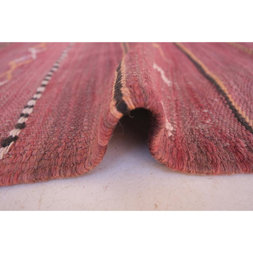 Zuiver wollen Marokkaans Kelim Berber tapijt 157 x 217 cm